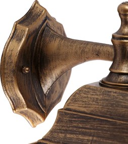 Lampa ścienna zewnętrzna złoto antyczne IP44 - Capital