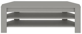 Szara szafka pod TV w dekorze dębu 120x40x30 cm Corner – Kalune Design