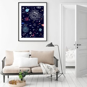 Plakat - Bajkowy kosmos (A4)