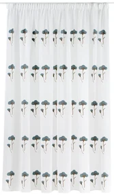 Biało-niebieska firanka 140x260 cm Elba – Mendola Fabrics