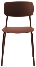 Krzesła w kolorze terakoty zestaw 2 szt. Kirkland – Unique Furniture