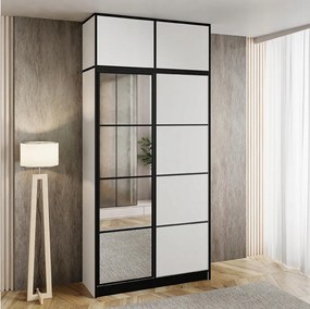 Garderoba z nadstawką EDEN 2D Biały Wzór 2