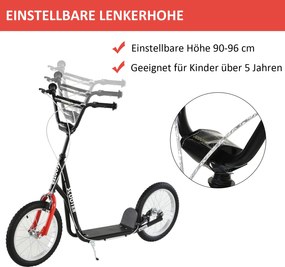 HOMCOM hulajnoga dla dzieci hulajnoga dziecięca