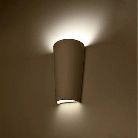 Kinkiety nowoczesny Lanoo, ceramika - 1 źródło światła 3000K - L.16.5 x H.29 cm - biały