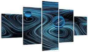 Abstrakcyjny obraz (125x70 cm)