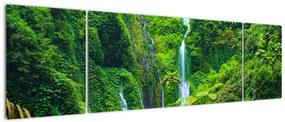 Obraz - Wodospady Madakaripura, Jawa Wschodnia, Indonezja (170x50 cm)