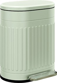 HOMCOM Kosz na śmieci 20L z pokrywą pedałem, wyjmowanym pojemnikiem i funkcją Soft-Close, 36,5 x 31,2 x 45 cm, zielony | Aosom PL