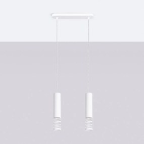 Lampa wisząca LAMI 2 biała SOLLUX  LIGHTING