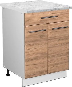 Szafka dolna do kuchni złoty dąb energetyczny 60x60x82 fame-line