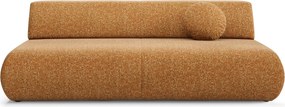 Masseno Sofa DELTA z funkcją spania i pojemnikiem na pościel, Rozkładana sofa - Ceglasty, PUENTE 52
