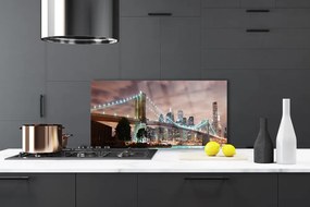 Panel Szklany Monumentalny Most nad Metropolią