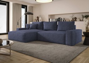 Niebieski narożnik w kształcie L z pojemnikiem N5-B62