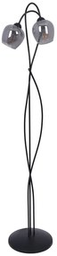 Czarno-grafitowa elegancka lampa podłogowa - A569 G6-E19