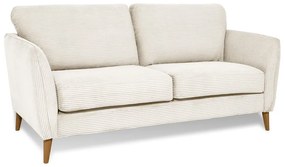 Biała sztruksowa sofa 170 cm Paris – Scandic