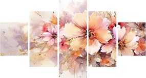 Obraz - Kwiaty (125x70 cm)