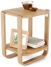 Stolik z drewna eukaliptusowego 38x42 cm Bellwood – Umbra