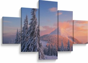 Obraz - Zimowy krajobraz (125x70 cm)