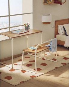 Biurko dziecięce z blatem w dekorze jesionu 45x82 cm Tinn – Kave Home