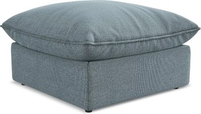 Pufa - z tkaniny bouclé - jeans - MANAO