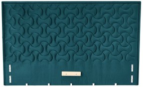 Ciemnozielone pikowane wezgłowie do łóżka E1-E98