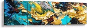 Obraz - Teksturowany obraz olejny (170x50 cm)