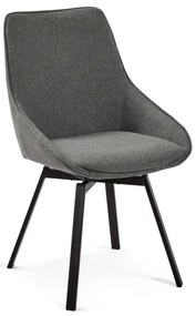 Ciemnoszare krzesło Jenna – Kave Home