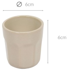 Kubek do espresso ceramiczny ROMA, 80 ml