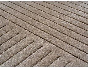 Dywan uniwersalny Nova 3D Geometria beżowy 200 cm x 290 cm