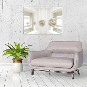 Obraz -Spojrzenie do wnętrza - abstrakcja (70x50 cm)