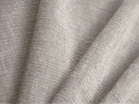 Kremowe tapicerowane łóżko dwuosobowe ze schowkiem ze stelażem 180x200 cm Ovalo – Micadoni