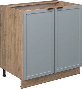 Szafki kuchenne jasnoniebiesko-szary 80x51.6x82 fame-line