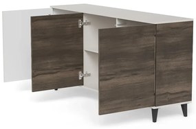 Komoda RANDOM 2 KM-1 160cm orzech/kaszmirowa HALMAR