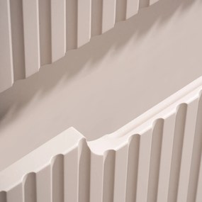 Szafka umywalkowa z szufladami Nova 60 cm z blatem, kaszmir mat/dąb coast evoke