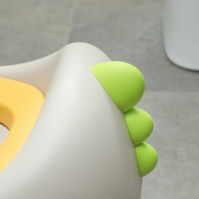 AIYAPLAY 3 w 1 Nocnik dla dzieci, zdejmowane siedzisko, poduszka z eko-skóry, do 50 kg, 6 miesięcy do 6 lat, Szary