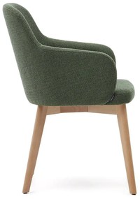 Ciemnozielone krzesło Nelida – Kave Home