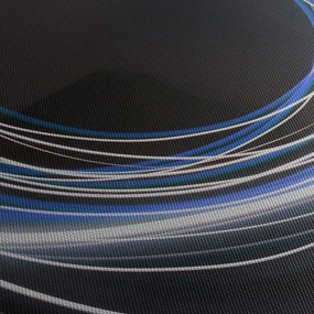Obraz niebieskich linii (125x70 cm)