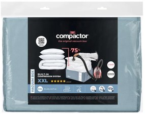 Plastikowy pojemnik próżniowy do przechowywania ubrań 65x45x27 cm Blue Edition – Compactor