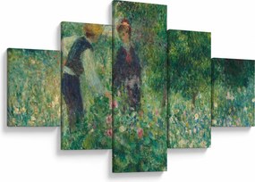 Obraz - Auguste Renoir, Picking Flowers, reprodukcje (125x70 cm)