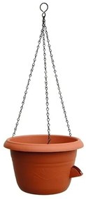 Plastia Donica samonawadniająca wisząca 30 cm, terakota, śred. 30 cm