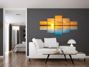 Obraz wschodu słońca (125x70 cm)