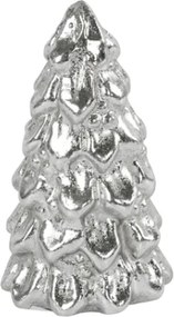 Świąteczna dekoracja choinka SILVER SPARK 7,5 cm, srebrny