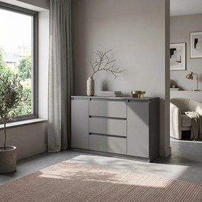 Komoda NUDO 120 cm do Salonu Sypialni Antracyt