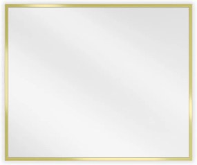 Mexen Loft lustro łazienkowe prostokątne 60 x 50 cm, rama złota - 9852-060-050-000-50