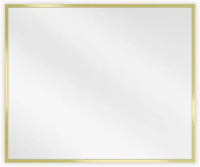 Mexen Loft lustro łazienkowe prostokątne 60 x 50 cm, rama złota - 9852-060-050-000-50
