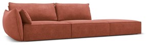 Czerwony szezlong (lewostronny) Vanda – Mazzini Sofas