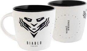 Kubek Diablo biało-czarny