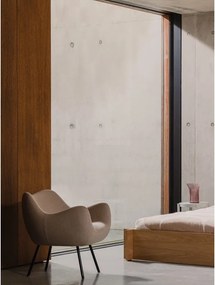 Beżowy wełniany fotel RM58 – noo.ma