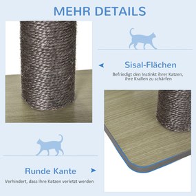 PawHut drapak dla kota, 71,5 cm x 49,5 cm x 120 cm