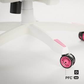 Fotel gamingowy Diablo X-Ray 2.0 Normal Size, biało-różowy