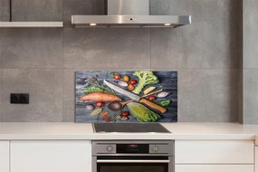 Panel nad Blat Kuchenny Przygotowanie Warzywnego Posiłku